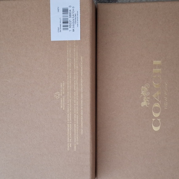 4 pc LUXURY BRAND Empty Containers COACH KATE SPADE Shopping Bag - Picture 3 of 8